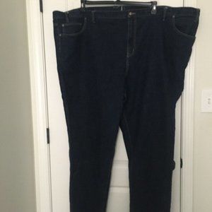 Liberty Blues Men's Unhemmed Blue Denim Jeans Pants Sz BIG 62